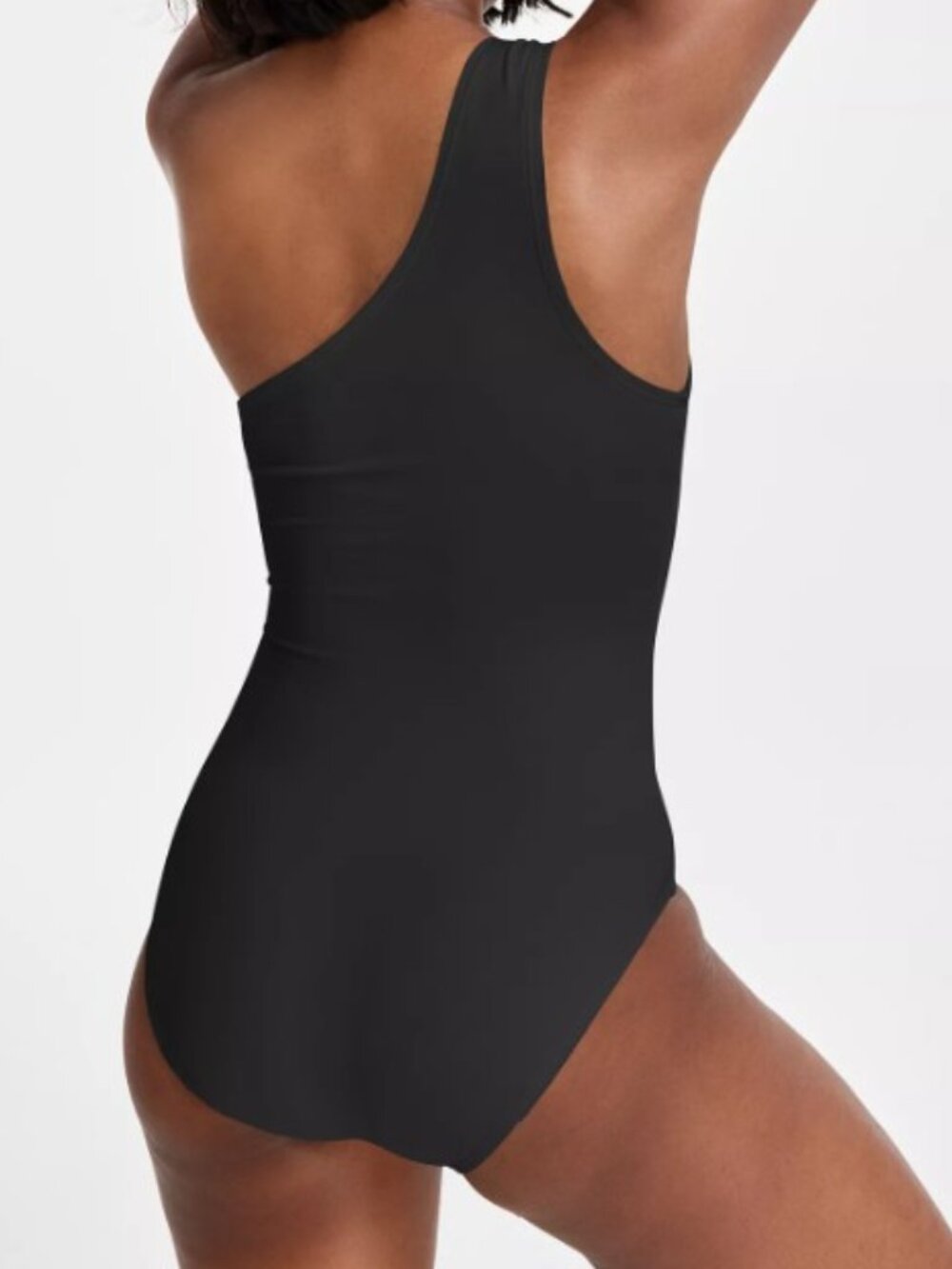 MICHAEL MICHAEL KORS WOMEN'S ONE-SHOULDER ONE-PICE SWIMSUIT (SIZE 6) - Picture 2 of 8